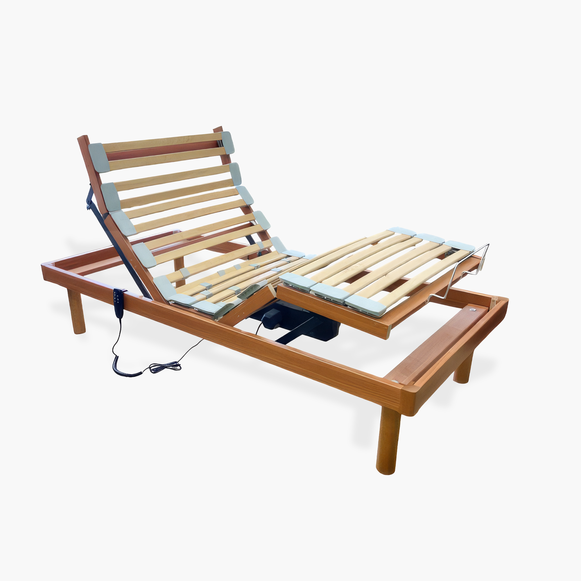 Estrado articulado elétrico madeira (solteiro)