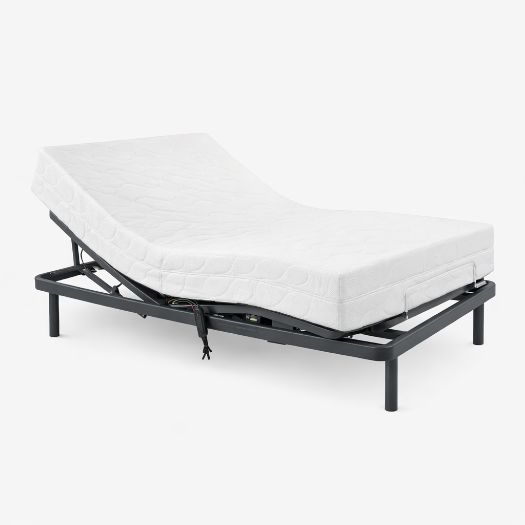 Conjunto- 1 Articulado elétrico solteiro metal + 1 Colchão Light Solteiro