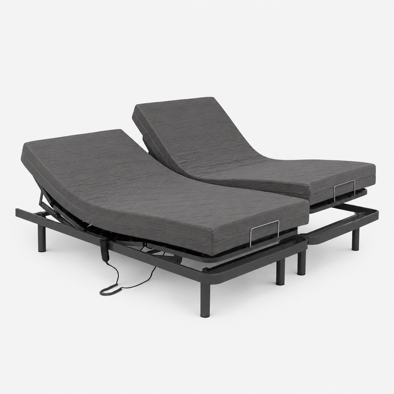 Conjunto- 2 articulados elétricos metal + 2 colchões comfort